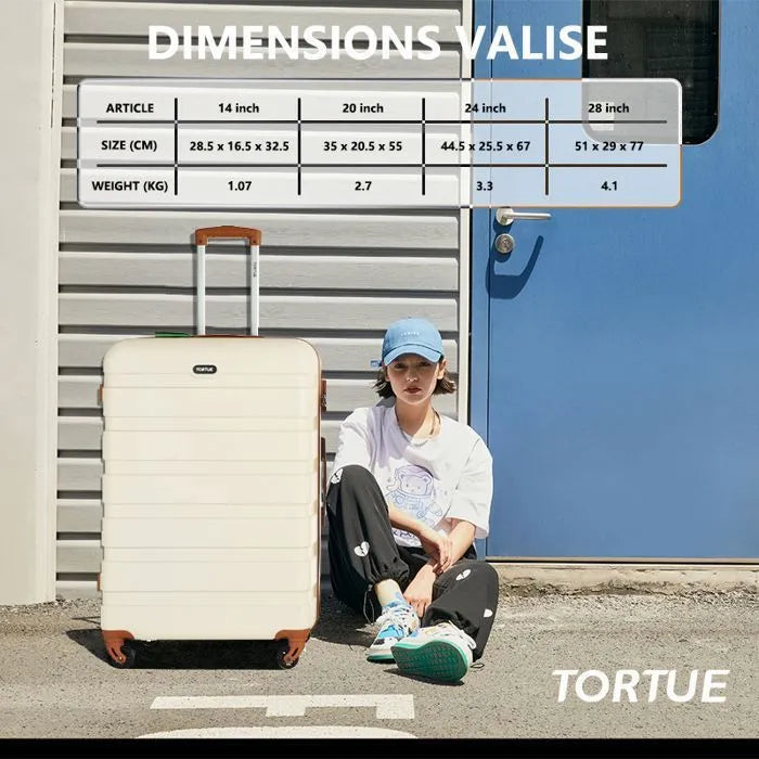 TORTUE Valises - Set de 4 Valises