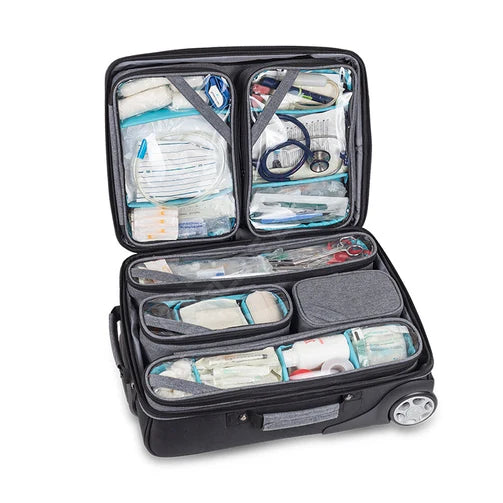 Valise à roulettes pour le personnel médical
